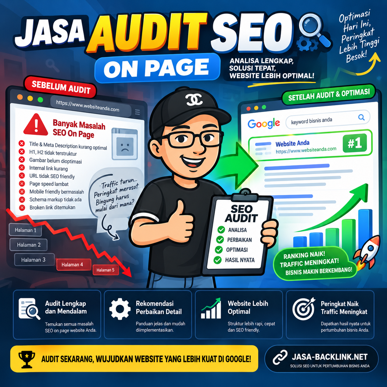 Ilustrasi Jasa Audit SEO On Page Jasa-Backlink.net