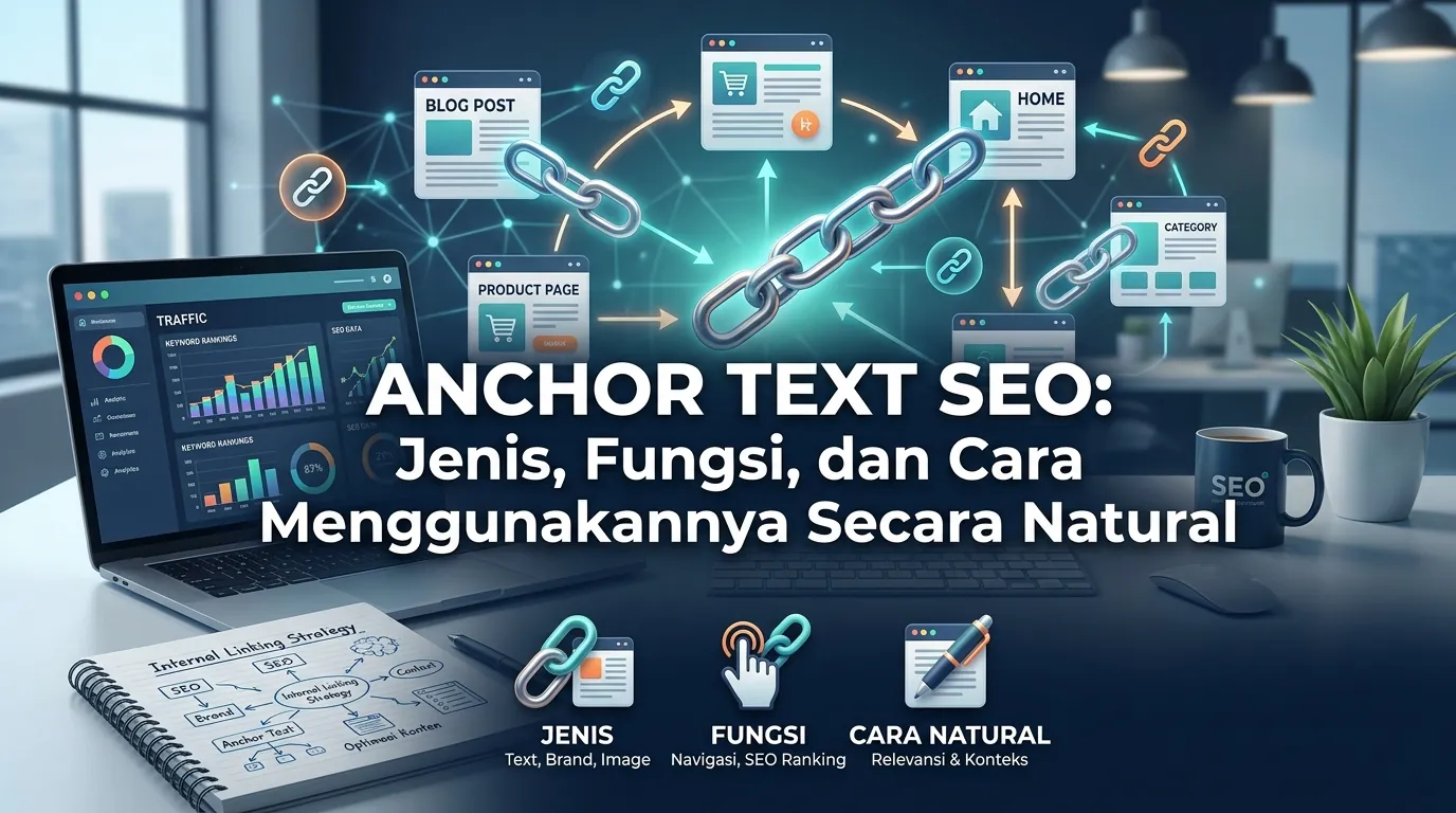 Ilustrasi pendukung anchor text SEO