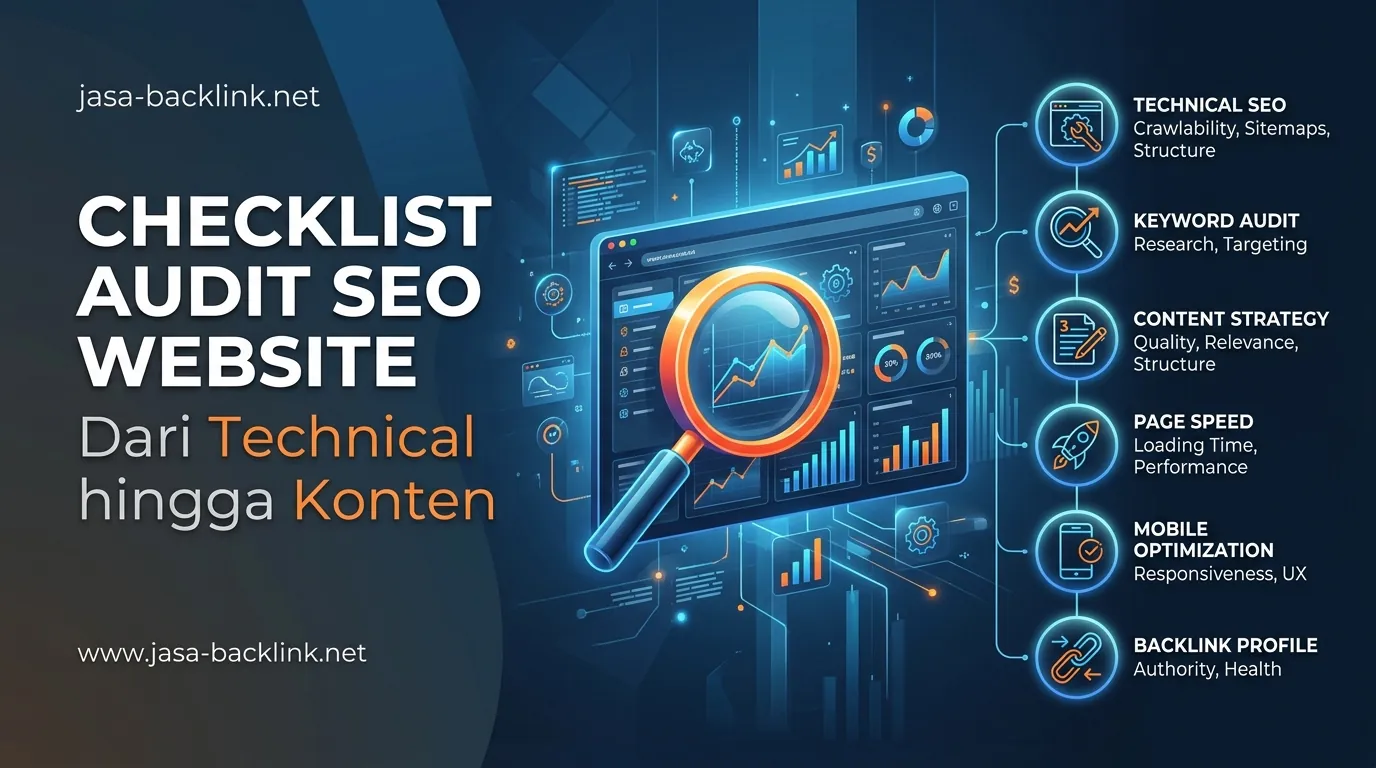 Checklist Audit SEO Website: Dari Technical hingga Konten