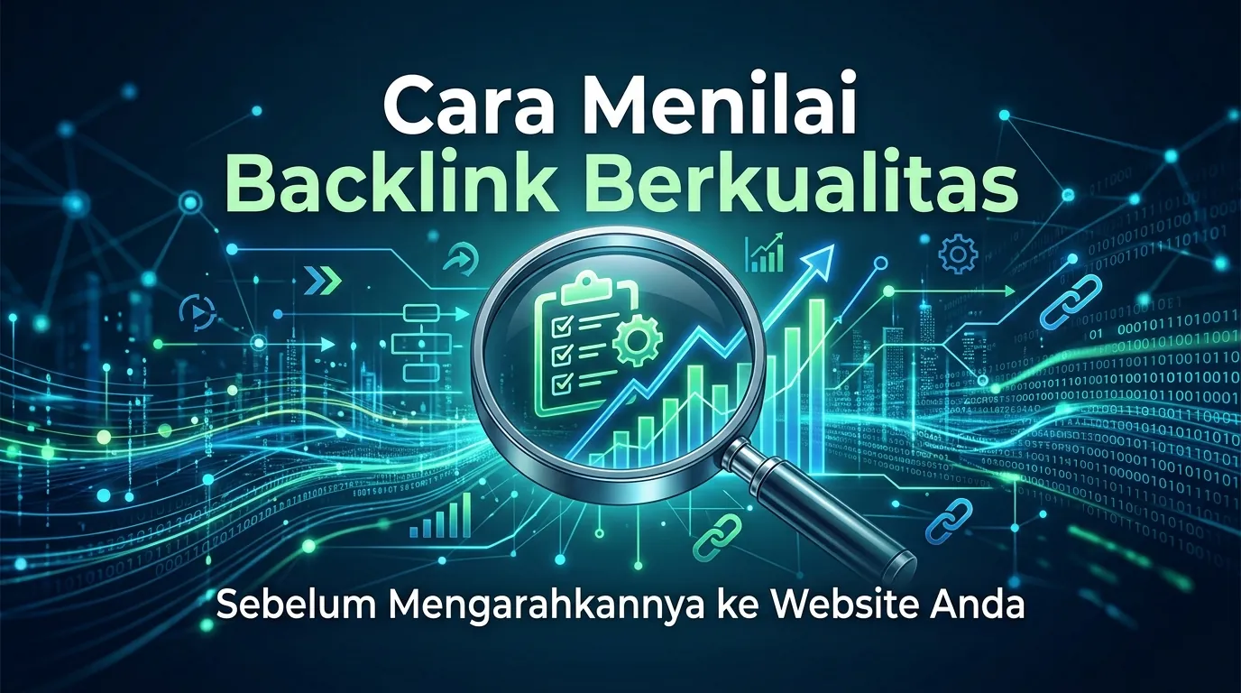 Ilustrasi pendukung backlink berkualitas