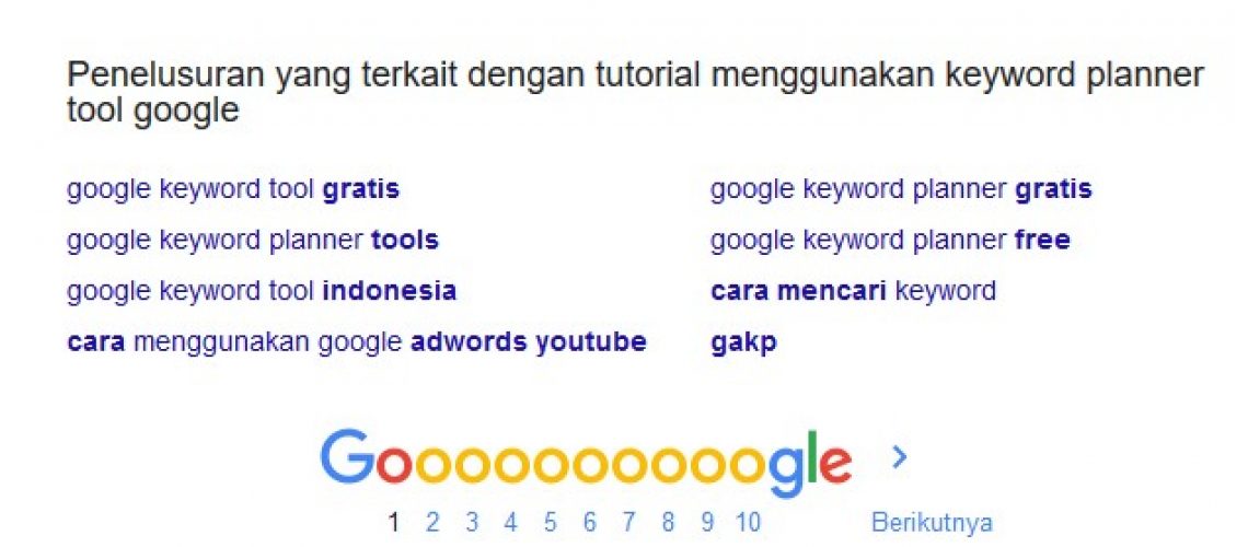 keyword suggestion google